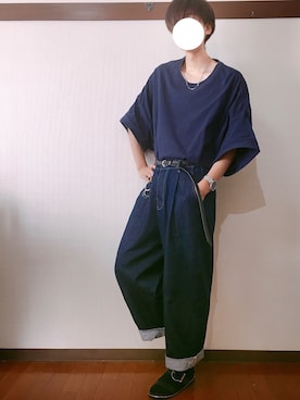 「C.ali（カリ）のアイテム」を使った、みとさん（メンズ・171cm）の夏コーディネート