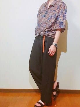「C.ali（カリ）のアイテム」を使った、みとさん（メンズ・171cm）の夏コーディネート