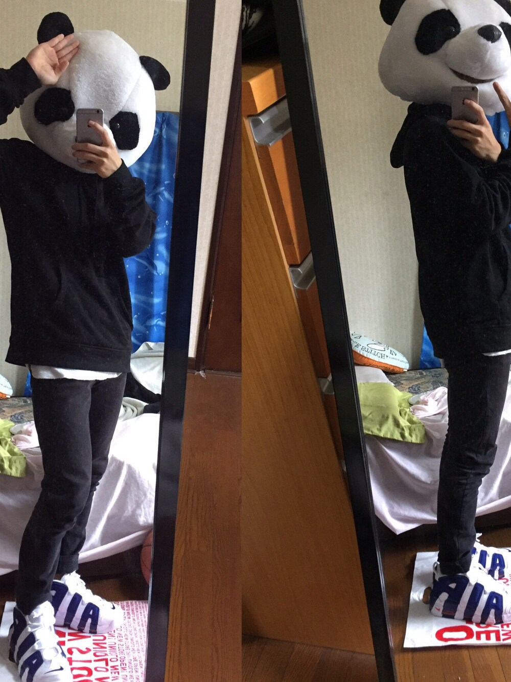 「H&Mのアイテム（マウンテンパーカー、ブラック系）」を使った、Techi🐼さん（メンズ・169cm）の秋コーディネートの1枚目の写真