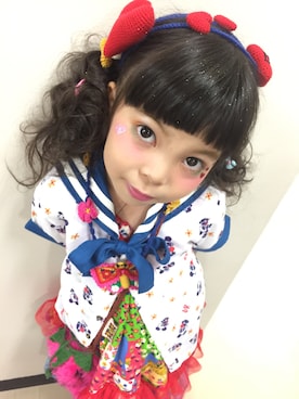 「アイテム（その他トップス）」を使った、haruku.lalaさん（キッズ・120cm）の秋コーディネート