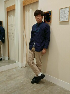 coen のもとさん（メンズ・172cm）の春コーディネート