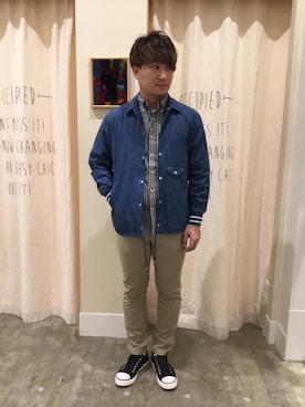 coen のもとさん（メンズ・172cm）の春コーディネート
