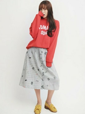 「アイテム（ウィッグ）」を使った、LINEASTORIAさん（レディース・160cm）の冬コーディネート