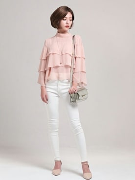 「LINEASTORIA（リネアストリア）のアイテム」を使った、LINEASTORIAさん（レディース・160cm）の春コーディネート