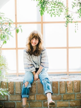 「買い物」｜LINEASTORIAさん（レディース・156cm）の春コーディネート