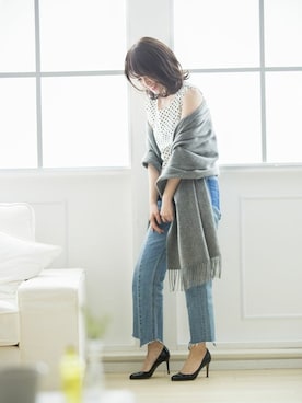 「アイテム（ウィッグ）」を使った、LINEASTORIAさん（レディース・160cm）の夏コーディネート