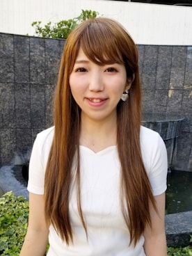 「GRL（グレイル）のアイテム（Tシャツ/カットソー）」を使った、LINEASTORIAさん（レディース・161cm）の夏コーディネート