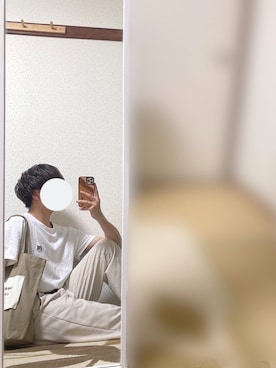 「MAISON KITSUNE」｜「アイテム（その他）」を使った、cocoさん（メンズ・171cm）の夏コーディネート