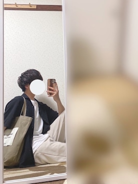 「MAISON KITSUNE」｜「アイテム（その他）」を使った、cocoさん（メンズ・171cm）の夏コーディネート