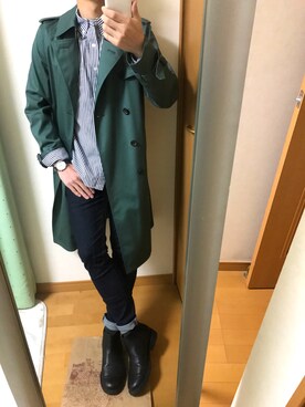 でん。さん(メンズ・165cm)の春コーディネート