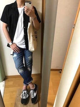 でん。さん（メンズ・165cm）の夏コーディネート