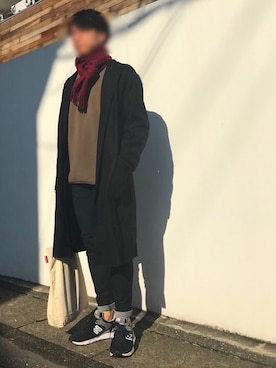 でん。さん（メンズ・165cm）の冬コーディネート