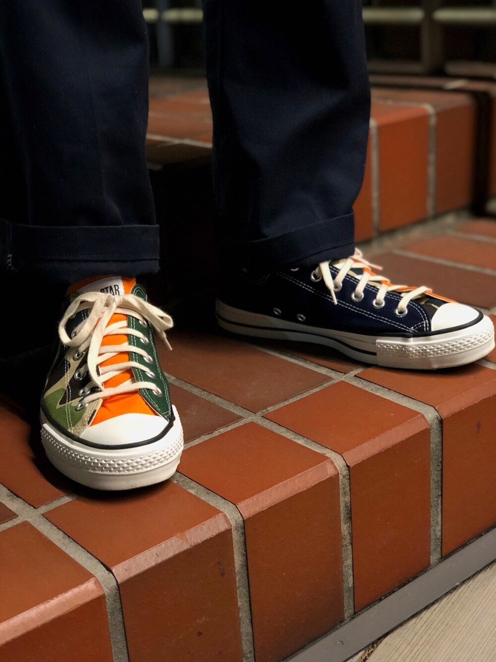 「シンプルコーデ、converse、ストリート、billy's、スニーカー、アイラブCONVERSE」｜「CONVERSEのアイテム（スニーカー、その他）」を使った、高円寺の古着屋店員さん（メンズ・170cm）の夏コーディネートの1枚目の写真