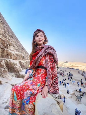 「travel」｜「アイテム（アクセサリー）」を使った、aliceleeleeさん（レディース・158cm）の冬コーディネート