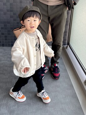 「ARCH & LINE（アーチアンドライン）のアイテム」を使った、‪✿‬RioYui‪✿‬さん（キッズ・90cm）の冬コーディネート