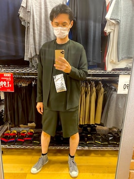 「EN ROUTE（アンルート）のアイテム（その他）」を使った、Hiroshi Matsuuraさん（メンズ・178cm）の夏コーディネート