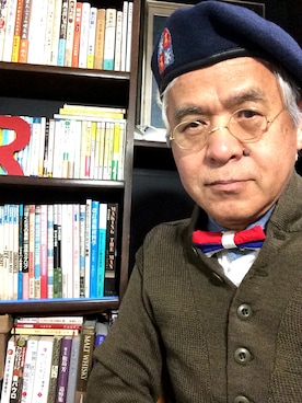 「アイテム（蝶ネクタイ）」を使った、しまうまおじさんさん（メンズ・165cm・60代）の春コーディネート