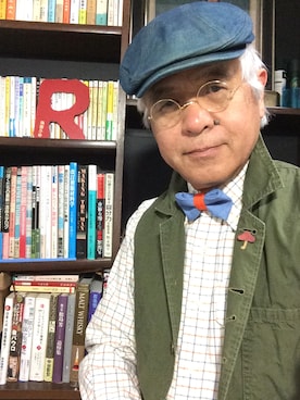 「アイテム（帽子）」を使った、しまうまおじさんさん（メンズ・165cm・60代）の春コーディネート