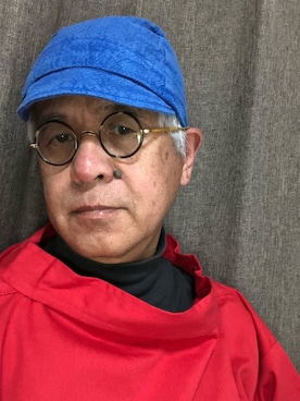 「アイテム（帽子）」を使った、しまうまおじさんさん（メンズ・165cm・60代）の春コーディネート