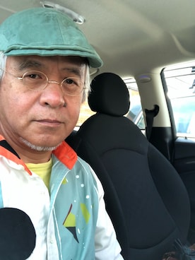 「アイテム（帽子）」を使った、しまうまおじさんさん（メンズ・165cm・60代）の夏コーディネート