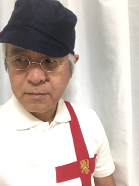 「アイテム（帽子）」を使った、しまうまおじさんさん（メンズ・165cm・60代）の秋コーディネート