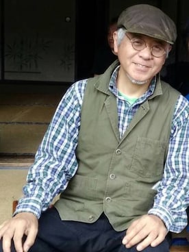 「アイテム（帽子）」を使った、しまうまおじさんさん（メンズ・165cm・60代）の秋コーディネート