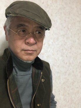 「アイテム（帽子）」を使った、しまうまおじさんさん（メンズ・165cm・60代）の冬コーディネート