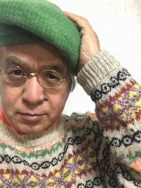 「アイテム（帽子）」を使った、しまうまおじさんさん（メンズ・165cm・60代）の春コーディネート