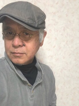 「アイテム（帽子）」を使った、しまうまおじさんさん（メンズ・165cm・60代）の春コーディネート