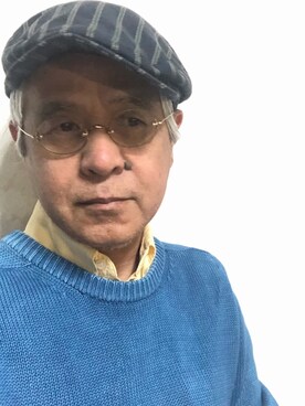 「アイテム（帽子）」を使った、しまうまおじさんさん（メンズ・165cm・60代）の春コーディネート