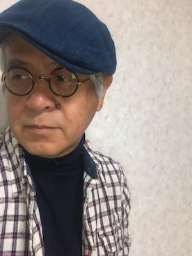 「アイテム（帽子）」を使った、しまうまおじさんさん（メンズ・165cm・60代）の冬コーディネート