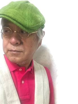 「Django Atour（ジャンゴアトゥール）のアイテム（ベスト）」を使った、しまうまおじさんさん（メンズ・165cm）の夏コーディネート