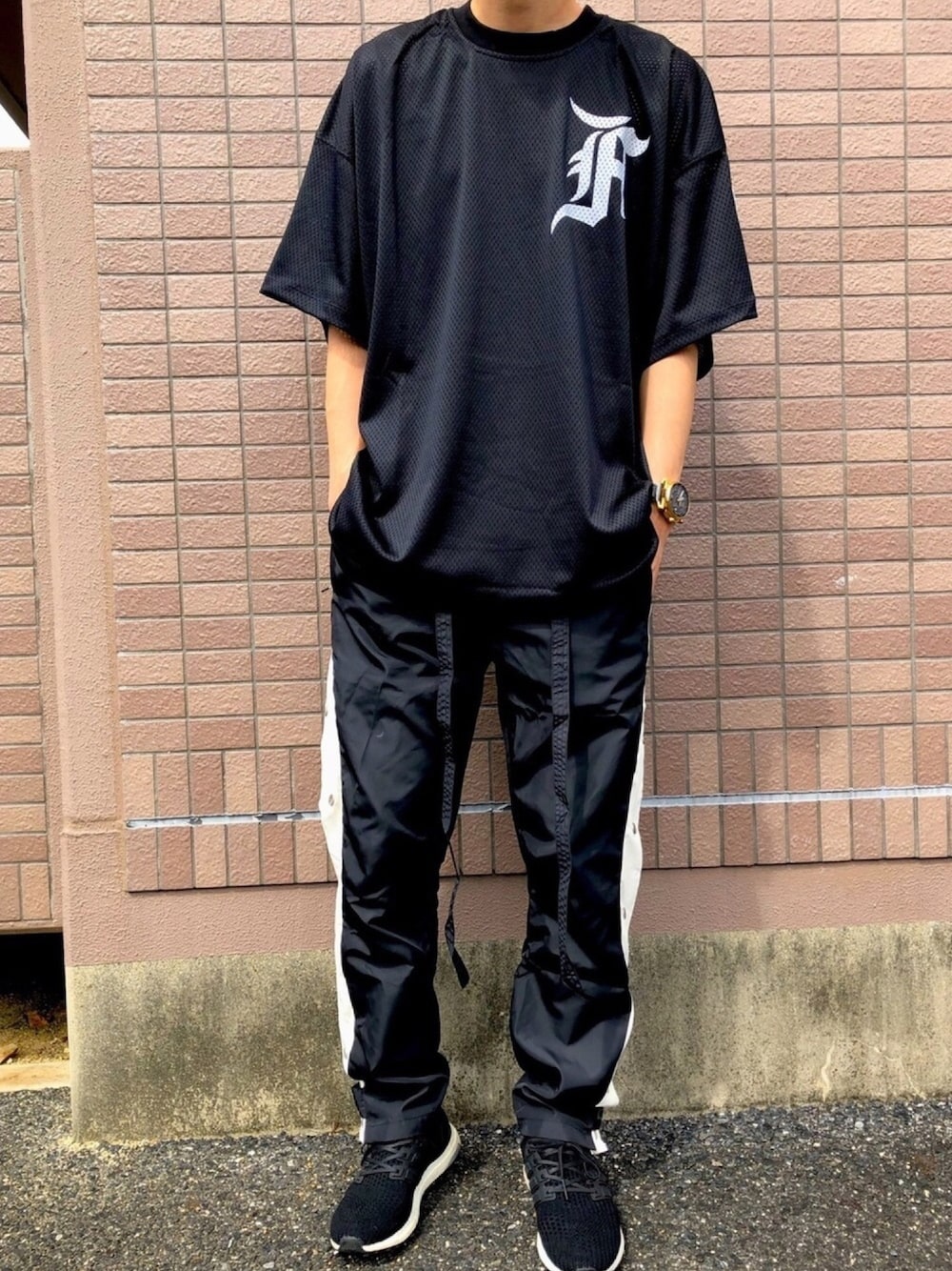 FEAR OF GOD フィアオブゴッド MESH OVERSIZED TEE / 5C-17-MOCRWを 