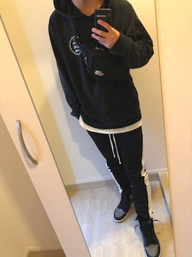 「EPTM（エピトミ）のアイテム」を使った、加糖(シュガー)さん（メンズ・177cm）の春コーディネート