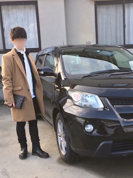 「L.H.P（エルエイチピー）のアイテム（クラッチバッグ）」を使った、Shotoさん（メンズ・165cm）の冬コーディネート