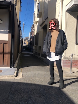 ®️さん(レディース・162cm)の冬コーディネート