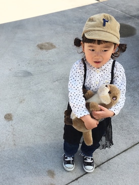 caaaanaさん（キッズ・90cm）の春コーディネート