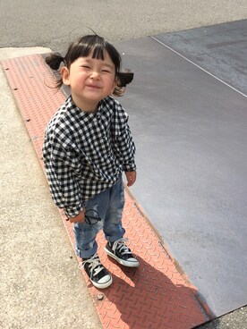 caaaanaさん（キッズ・90cm）の春コーディネート