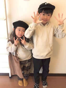 caaaanaさん(キッズ・120cm)の冬コーディネート