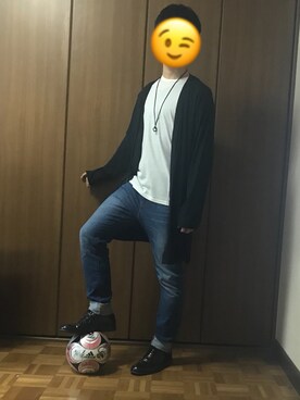 「サッカー」｜「アイテム（その他）」を使った、GAMIさん（メンズ・173cm）の春コーディネート