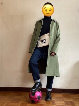 「kutir（クティール）のアイテム（その他アウター）」を使った、GAMIさん（メンズ・172cm）の秋コーディネート