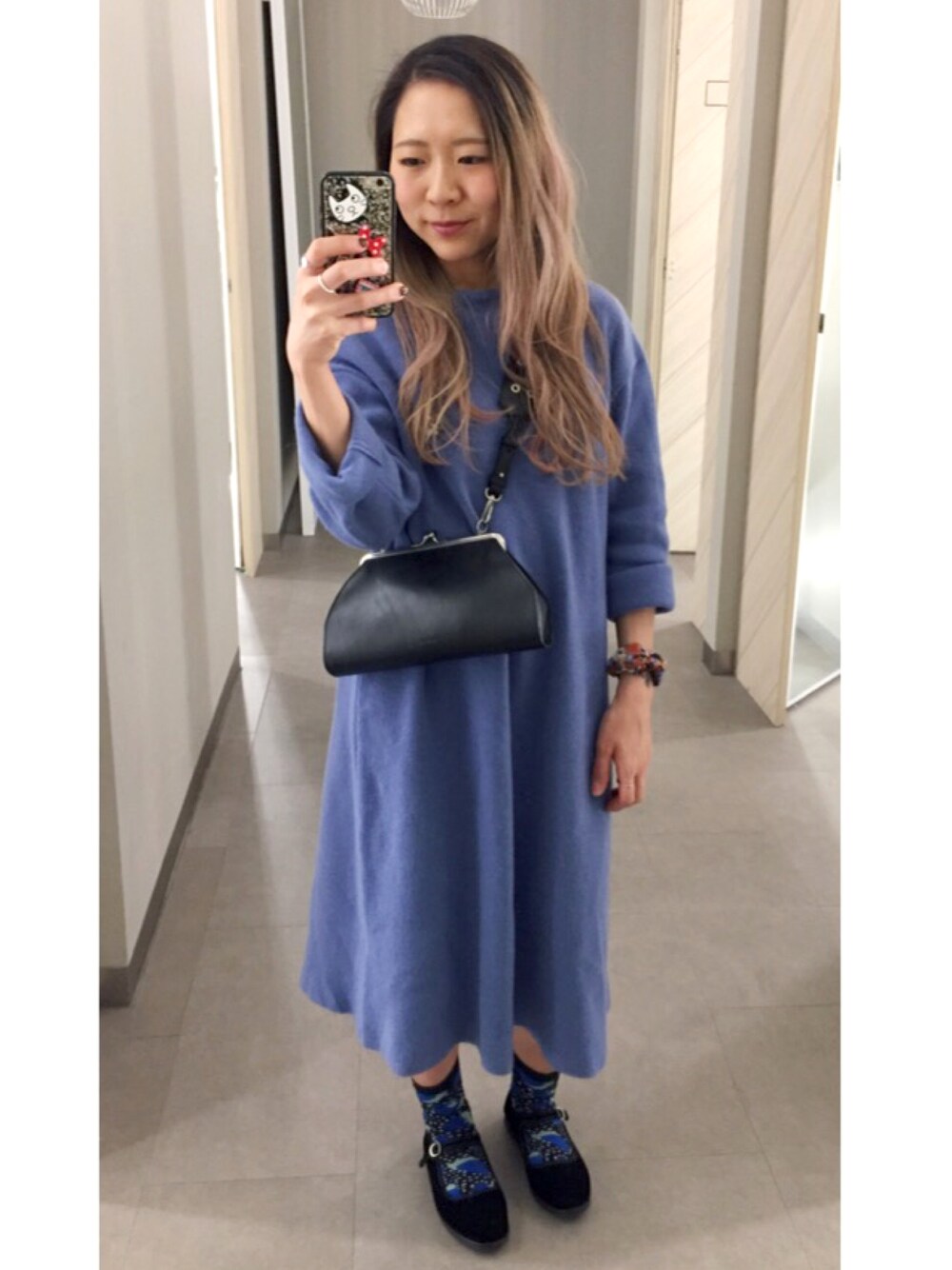 「ootd、followme、WEAR、WEAR更新、wearista、coordinate」｜「BIGOTREのアイテム（バッグ、ブラック系）」を使った、graciewashereさん（レディース・153cm）の秋コーディネートの1枚目の写真