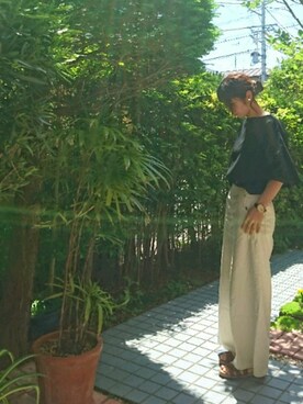 えみさん（レディース・161cm）の春コーディネート