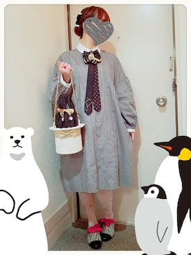 「Neb aaran do（ネバアランド）のアイテム」を使った、ｙｋｔｓさん（レディース・152cm）の春コーディネート