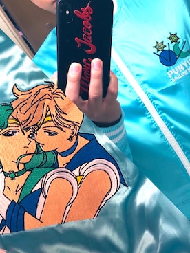 「PUNYUS（プニュズ）のアイテム（ジャケット/アウター）」を使った、MARC BY☆KOIさん（メンズ・165cm）の冬コーディネート