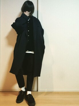 NEONSIGN（ネオンサイン）のチェスターコートを使った人気ファッション 