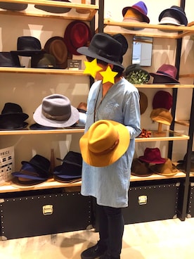 「アイテム（帽子）」を使った、14+ イオンモール浦和美園店 スタッフさん（レディース・141cm）の秋コーディネート