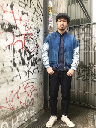 MR.OLIVE（ミスターオリーブ）の「MUU 80'S HAND CHECKER / DROP