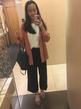 Cindy Chenさん(レディース・167cm)の春コーディネート