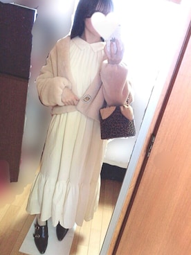 「Maison de FLEUR（メゾンドフルール）のアイテム（その他アウター）」を使った、り 🐰🐰さん（レディース・147cm）の秋コーディネート